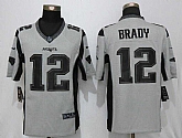 Nike New England Patriots #12 Tom Brady Gray Gridiron II Limited Stitched Jersey,baseball caps,new era cap wholesale,wholesale hats